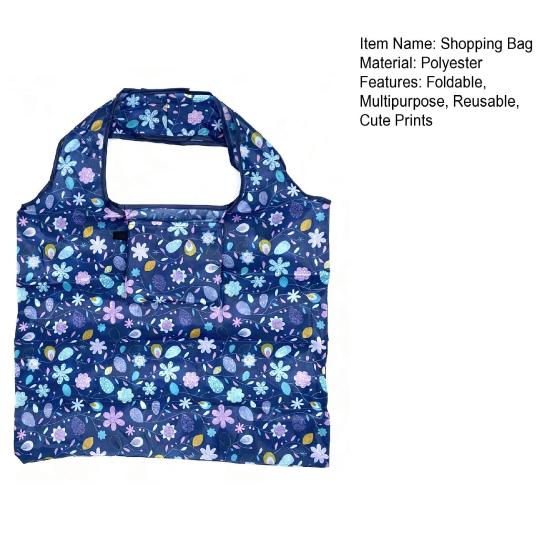 Складная сумка для покупок Многоразовая сумка-тоут Милые принты Складная Портативная Животные Растения Тканевая Сумка для покупок