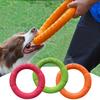 New Interactive Orange Pet Flying Disk Training Ring Puller 1pc - Durable Dog Toy for Resistant Dogs - Ball Training Toy for Pet