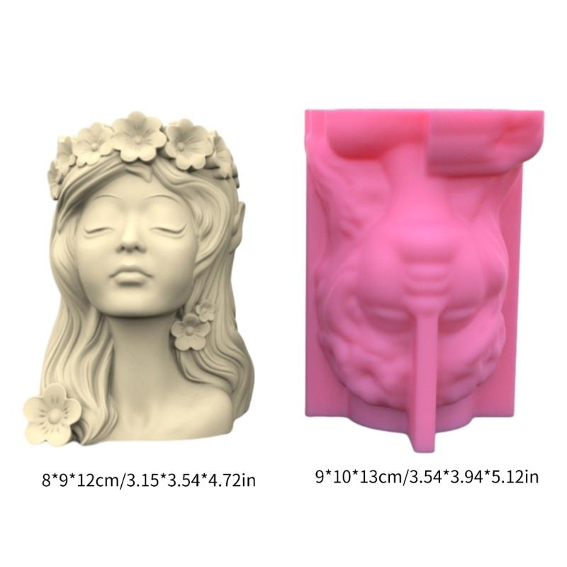 Венок для девочек, держатель для ручек, силиконовые формы, форма для украшения стола, инструмент для изготовления пластырей, форма для сочного горшка, легко моется