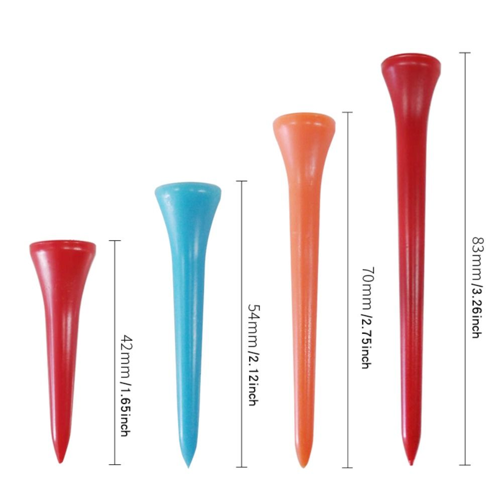 Mixed Color Multiple Sizes Golf Training Ball Tee Golf Accessories Golf Tees Golf Ball Holder