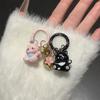 5cm Sweet Keyring Resin Korean Keychain Fashion Cute Bag Pendant  Phone Chain