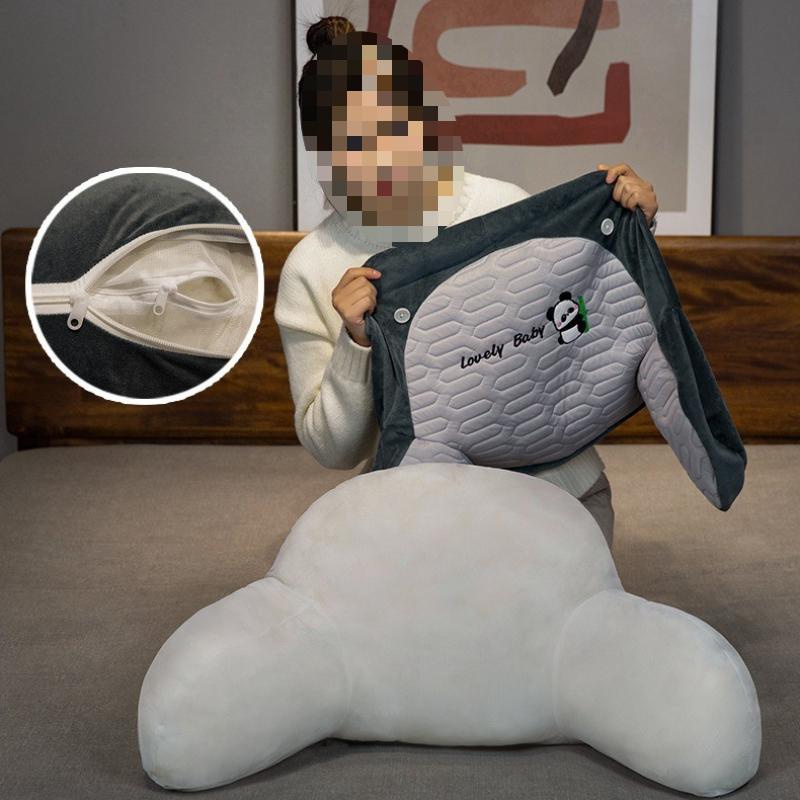 Универсальная подушка-спинка на четыре сезона, подушки для защиты поясницы, диванная подушка, удобные поясничные маты, подушка для чтения в кровати, домашнее украшение, 1 шт.