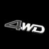 Car Tail Rear Side Metal 4x4 RC Car 4WD Sticker 3D Chrome Badge Car Emblem Badge Decal Auto Decor Styling 4WD for SUV Trunk