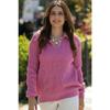 V Polo Neck Thessaloniki Rice Knitted Long Sleeve Comfortable Fit Winter Thick Knitwear Knitted Sweater