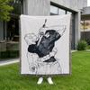 Custom Size Anime Woven Blanket Soft Home Cover Blanket for Couch Bed and Chair