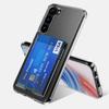 Для Samsung S23 Plus Простой Кристально Прозрачный Чехол-кошелек для Телефона Высокопрозрачный Устойчивый к Царапинам ТПУ Каркас Два-в-одном Чехол
