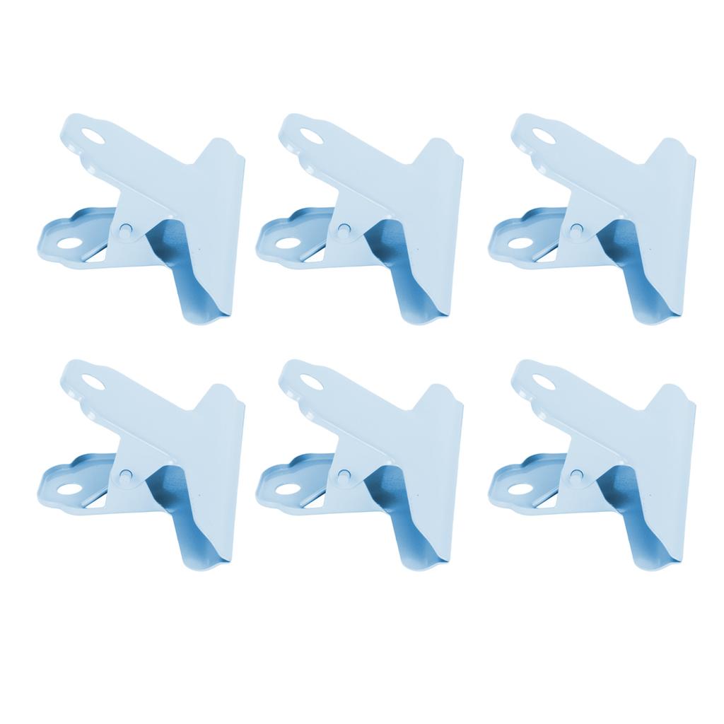 10pcs Metal Clip Iron Large Clip Strong Clamping Force Paper Clips for School Tickets Photos