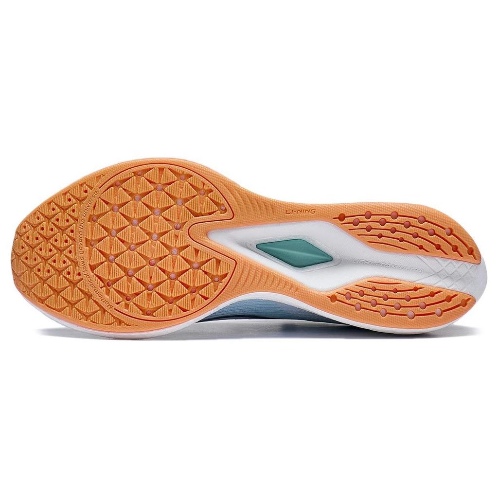 Li Ning Red Hare 6 Pro Амортизация Устойчивость к истиранию Дышащие Отскок Низкие Кроссовки для бега Женские Небесно-голубые ARMT044-3