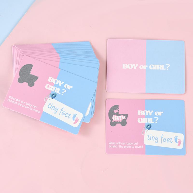 24 шт./пакет скретч-карты для мальчиков или девочек, игровые принадлежности для вечеринок, для девочек, для девочек, для девочек, для украшения детского душа, для крещения, для украшения, билеты