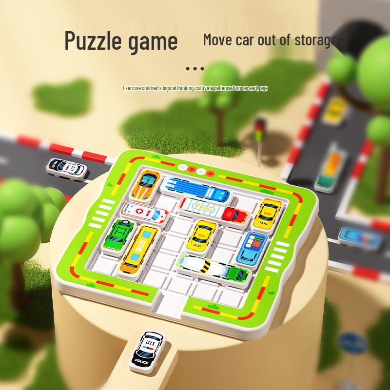 Магнитная головоломка с перемещаемыми цифрами Машинка для детского образовательного обучения и когнитивного развития