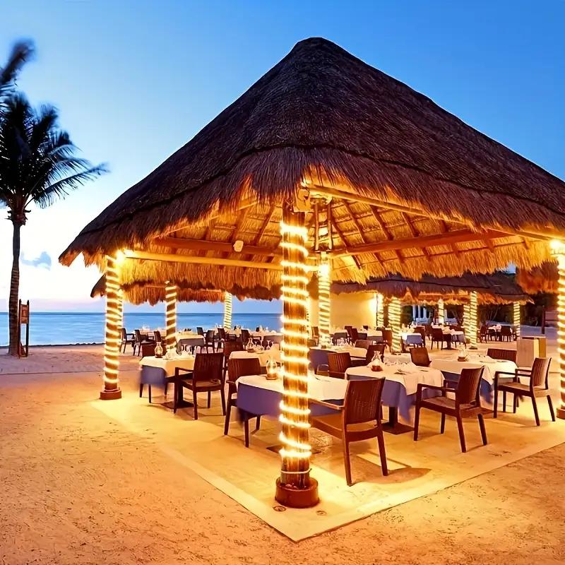 1 шт. Солнечный шнур, уличный светодиодный светильник, медная гирлянда, трубчатые светильники для вечеринки, сада, крыльца, двора, рождественского праздничного декора для елки