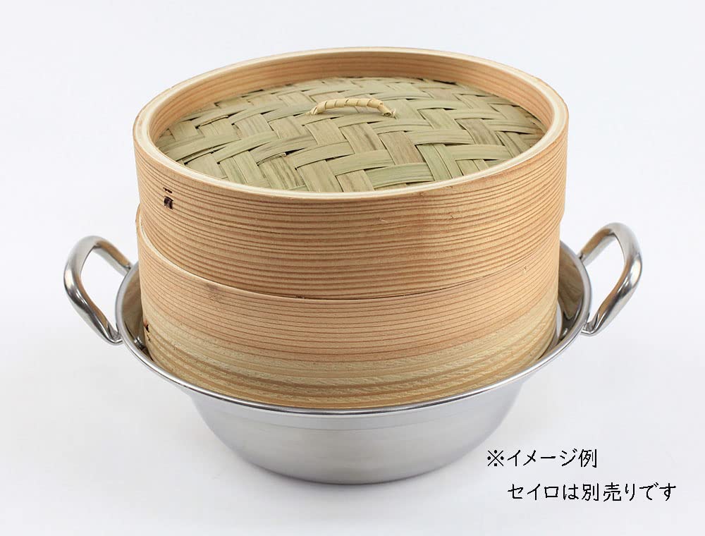 Manyo Japanese made induction compatible stainless steel steamer pot 30cm EX00412
