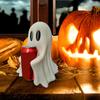 Хэллоуин Подставка для напитков Призрачный 3D-печатный Призрак Держатель для банки содовой колы Домашний офис Настольное украшение