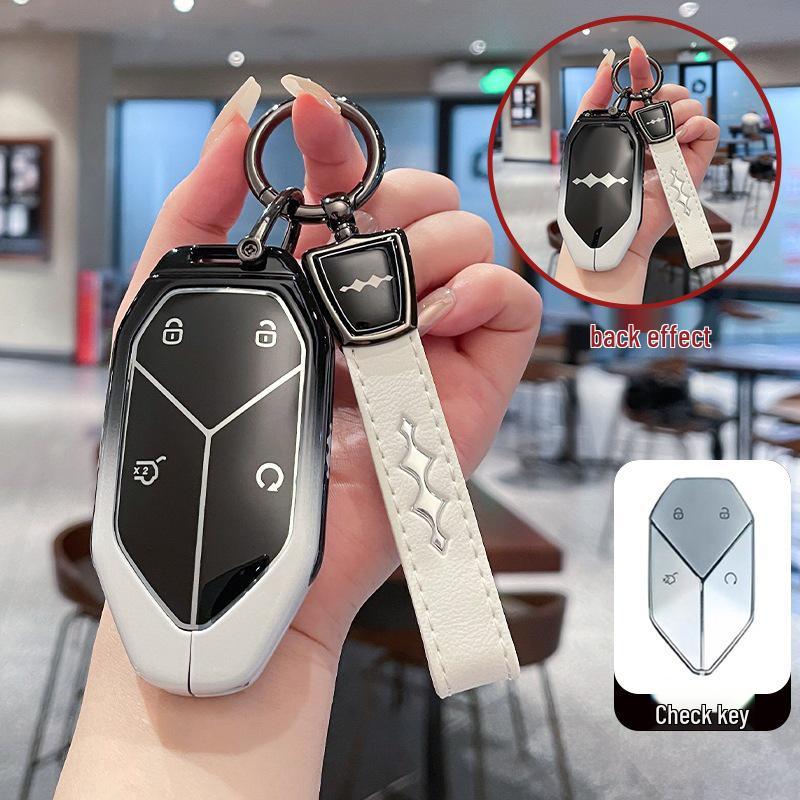 Чехол для ключа и металлический брелок для моделей BYD Formula Leopard: Леопард 3, 5, 8