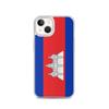 Coque - PIXELFORMA - iPhone 13 - Drapeau Du Cambodge - Souple - Protection Complète