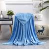 Oversized Simple Solid Color Soft Plush Blanket For Napping Sofa And Use Bedroom