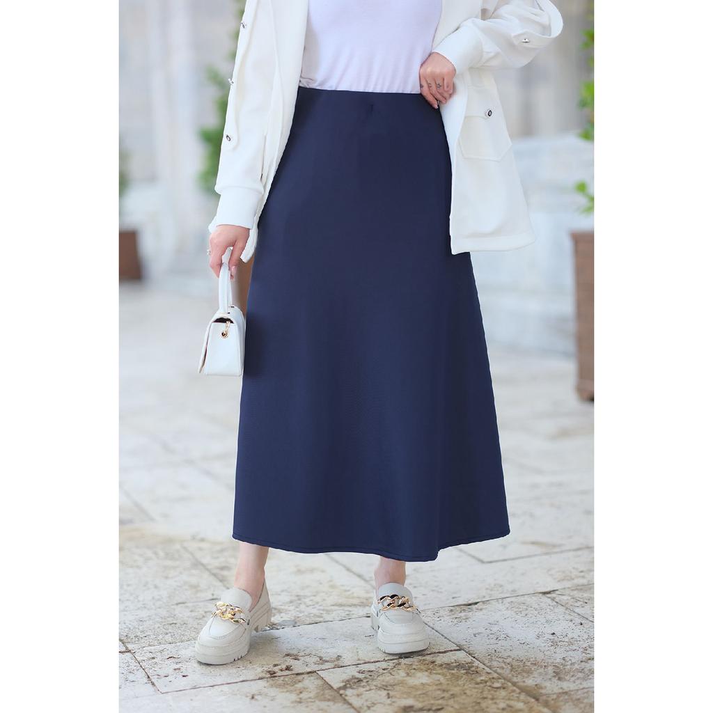 Юбка-дайв с эластичной резинкой на талии, черная