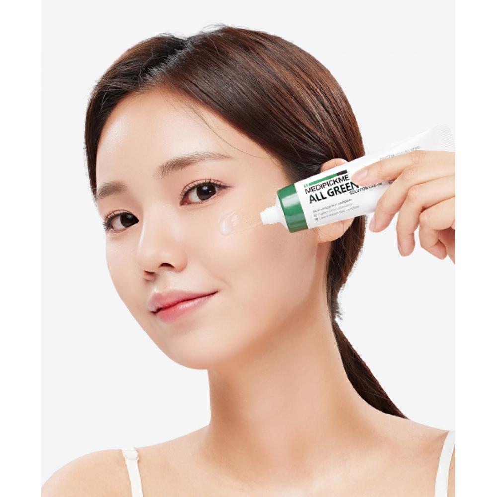 Medipickme All Green Tox Solution Soothing Cica Soothing Moisturizer. Cream 50ml