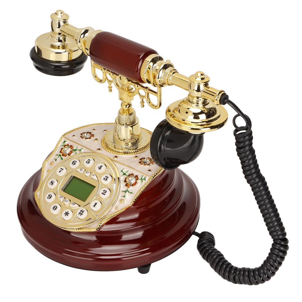 MS‑8323A Европейский винтажный телефон Классический автоматический IP-телефон с функцией повторного набора одной кнопкой для