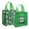 5/10Pcs Sport Theme Football Gift Bag Non-Woven Soccer Shopping Tote Bag Kids Boy Birthday Party Favors for Guests Candy Packing