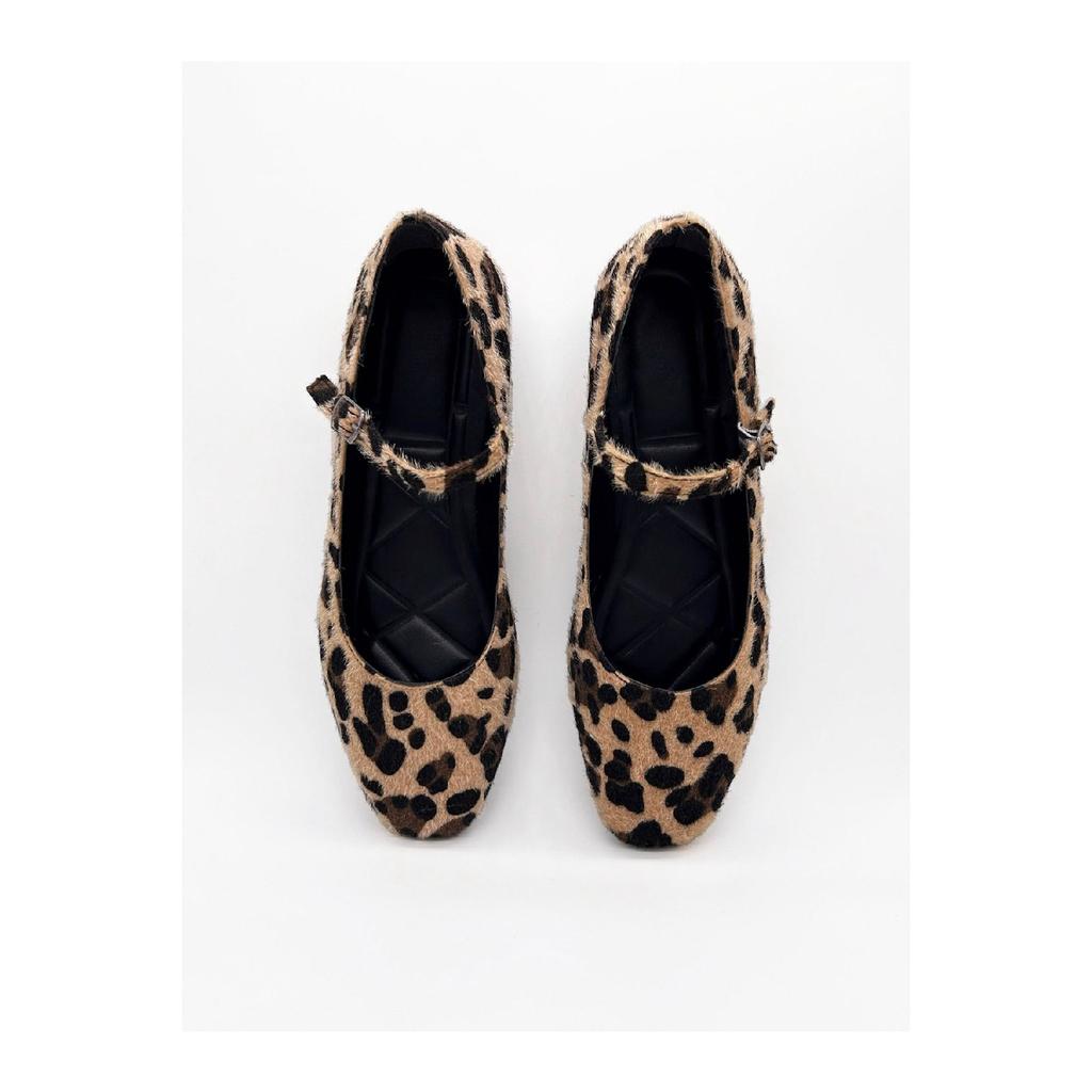 Women's Gold Color Patent Leather Mary Jane Ballet Flats Comfortable Sole