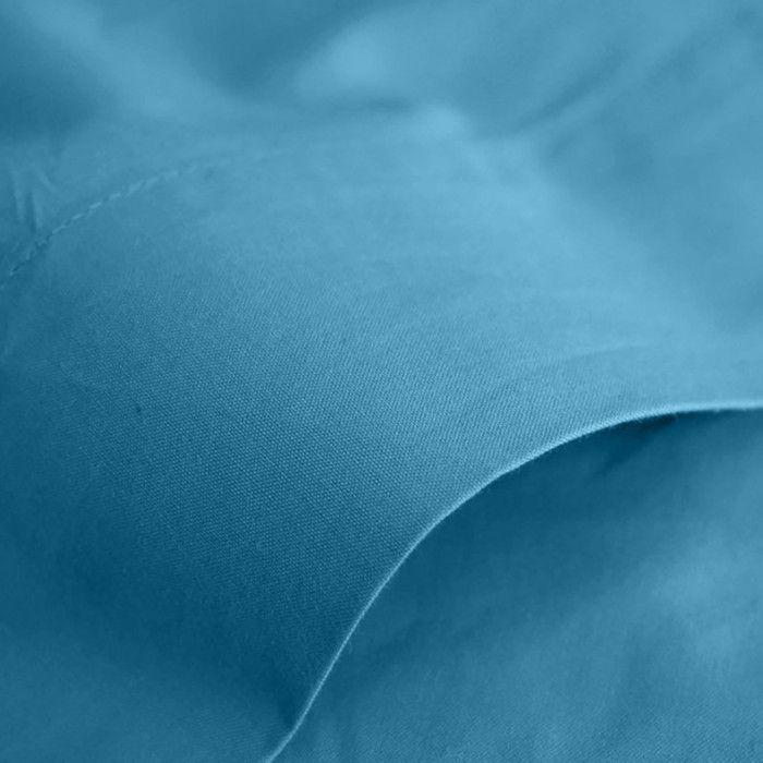 Drap plat "Prémium" pour lit 1 place & 2 places - 180x290 - Prémium Cyan