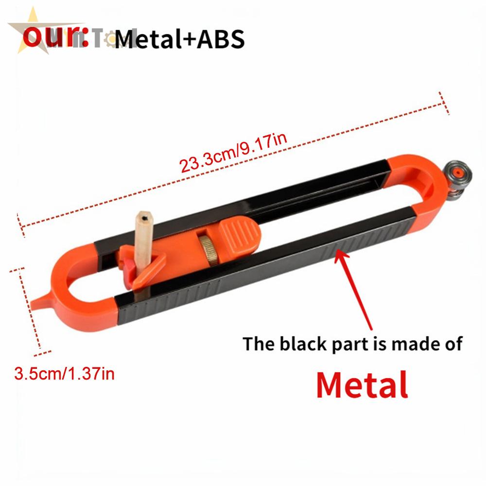 Profile Scribing Ruler Contour Gauge With Lock Adjustable Locking Woodworking Tool Measuring Gauge Hand Tool