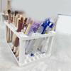 Large Capacity Makeup Brush Storage Holder Stand Organizer Rack Multi Hole Pen Insert Brush Holder Plastic Brush Storage Tube