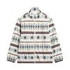 Li Ning Китайская культура Серия Теплый свободный кардиган с флисовой подкладкой Мужская верхняя одежда Off-White AENT009-1_20231111160320