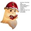 Yousheng Reading Ghost Night Light Cute 3D Xmas Hat Ghost Bedside Lamp Resin Ghost Reading Book Nightlight for Bedroom Study Room Party Decor