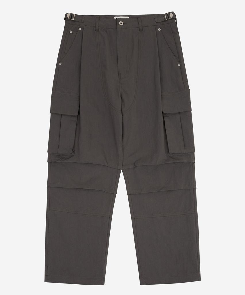 PUBLICFIGURE Cotton Nylon Mill Pants_Gray