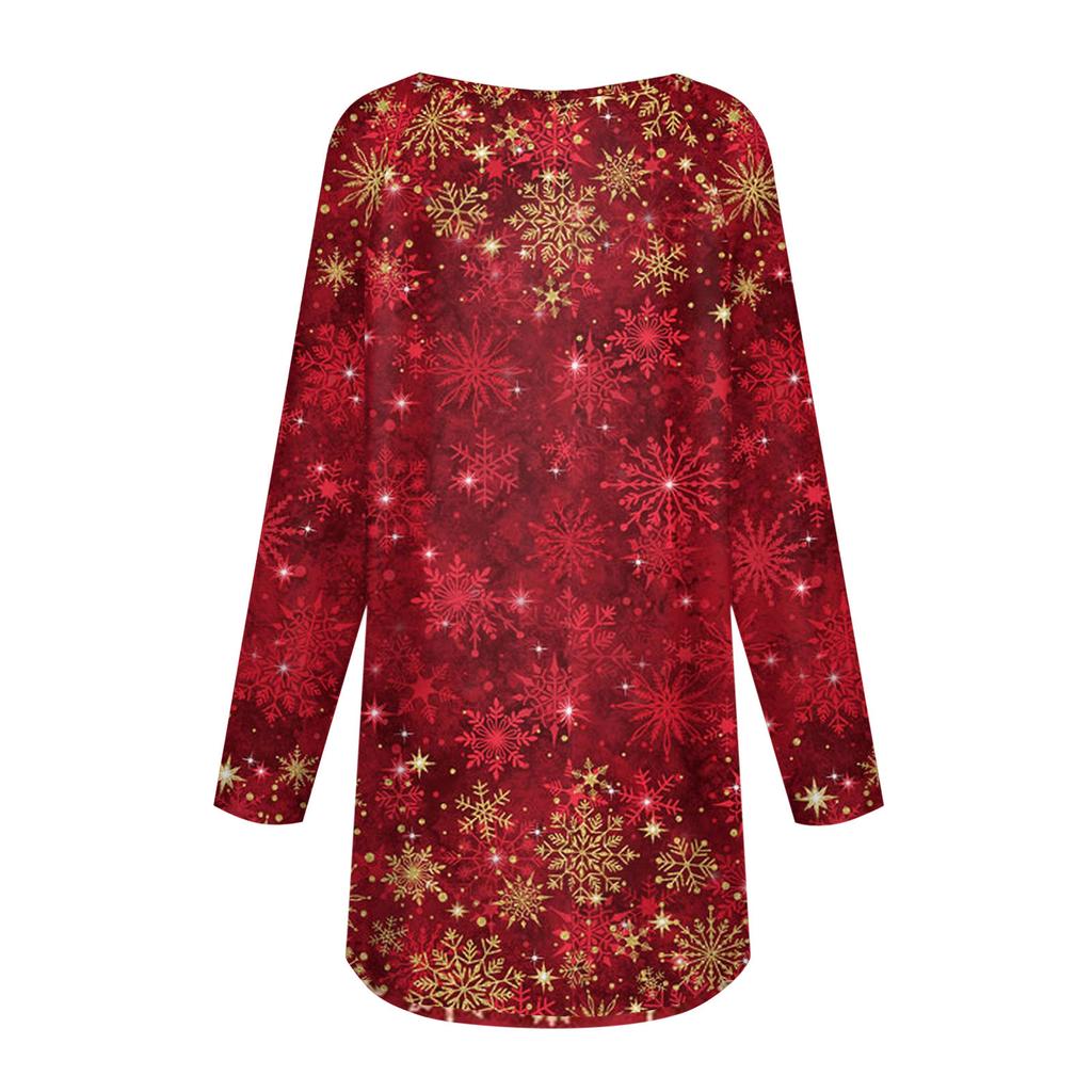 Женский модный свободный пуловер средней длины с круглым вырезом и принтом, рукава реглан, повседневный топ с длинными рукавами