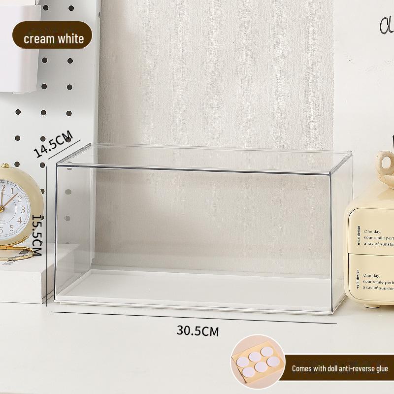Прозрачный акриловый ящик для хранения LEGO и моделей, пыленепроницаемое матовое покрытие