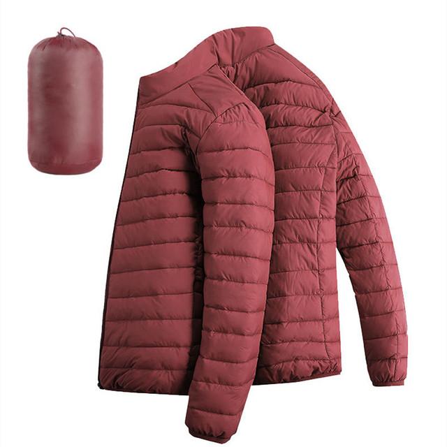 Мужская походная пуховая хлопковая куртка с капюшоном, легкие парки на молнии с карманом, модная верхняя одежда, повседневная стеганая куртка и пальто, мужская зимняя куртка