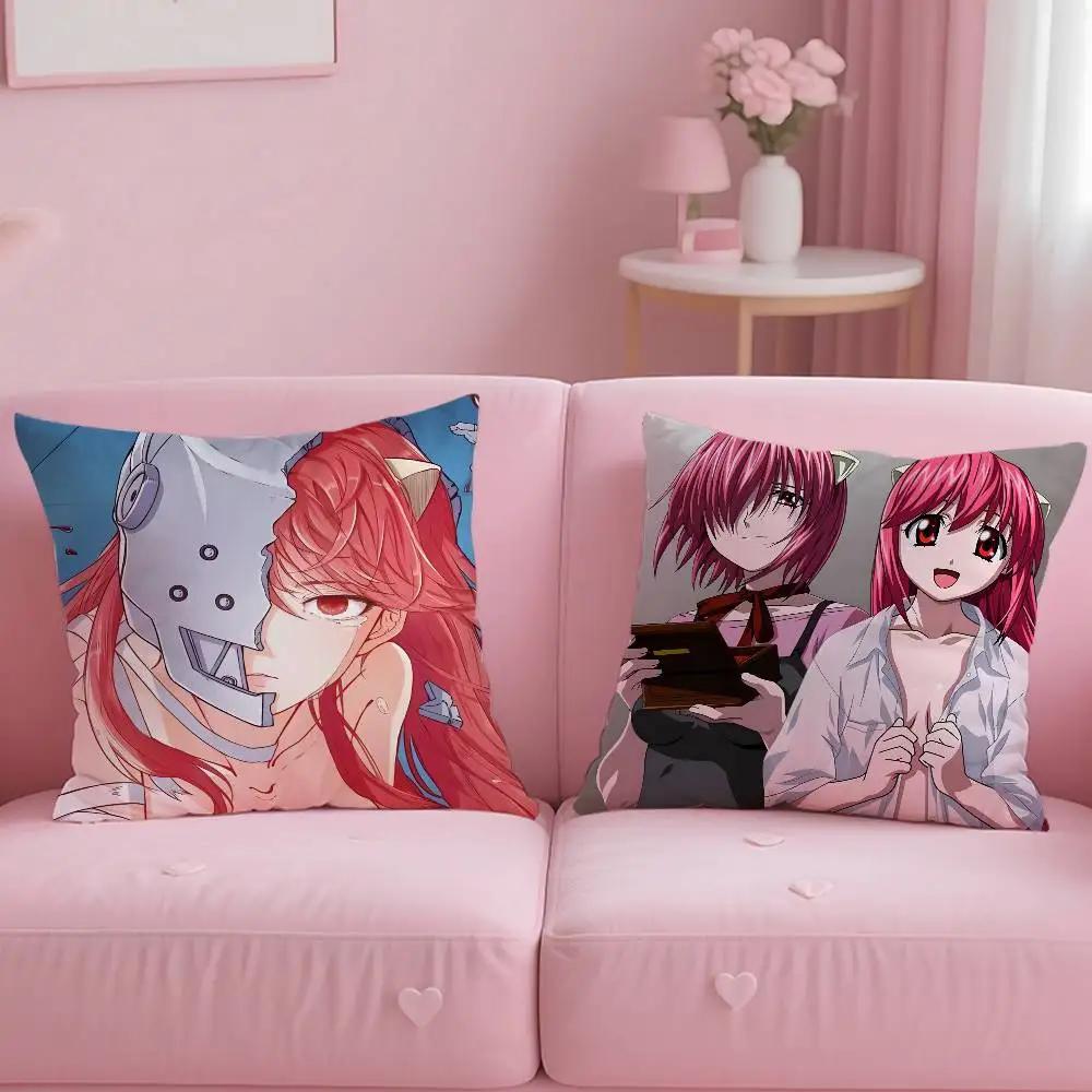 Аниме E-Elfen L-Lied Наволочка На заказ Печатный Плюшевый Подушка, Нежная к Коже Малыша, Экологически Чистый Сублимационная Печать Подушка Для