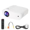 Mini Projector Full HD 1080P LED Portable Pearl White Home Office Projection EquipmentEU Plug