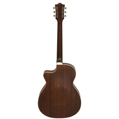 GUILD OM-240CE ACB Archback Series Acoustic-Electric Guitar with Pickup, Antique Charcoal Burst