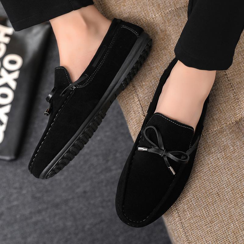 Летняя обувь Doudou, мужские дышащие ленивые бахилы, повседневная обувь с одной педалью, модная универсальная рабочая обувь