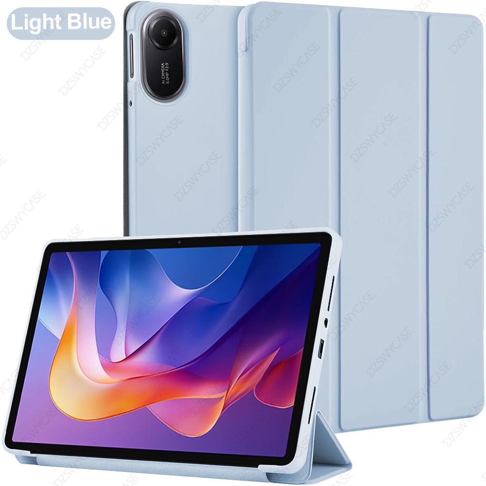 Силиконовый чехол для Redmi Pad 2 2025 11 дюймов, легкий защитный чехол с функцией подставки и функцией автоматического сна/пробуждения