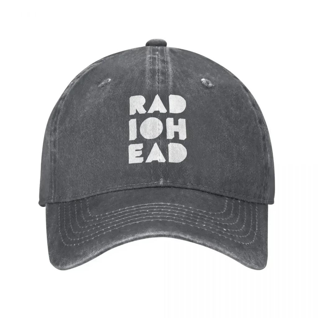 Модные бейсболки с логотипом музыкальной группы Radiohead, унисекс, потертые, стираные, головные уборы, хип-хоп, уличный, рок, для тренировок на открытом воздухе, кепки, шапка