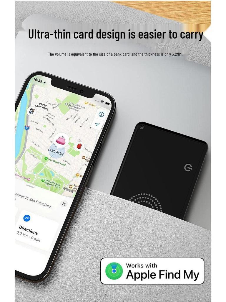 GPS Bluetooth Tracker: Anti-Lost Device for Wallets, Luggage, and Documents - AirTag Alternative.