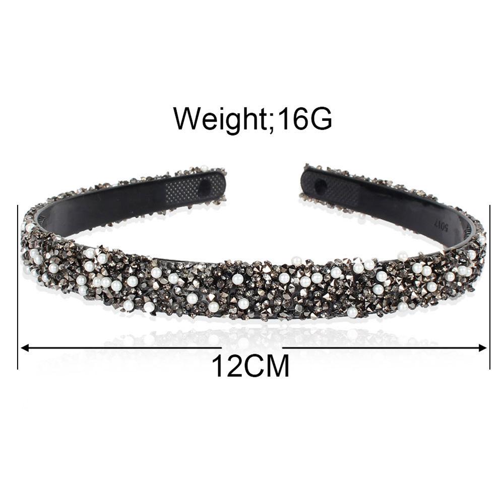 Simple Simulated Pearl Luxury Crystal Hairbands Hair Accessories Hair Hoop Pearl Headbands