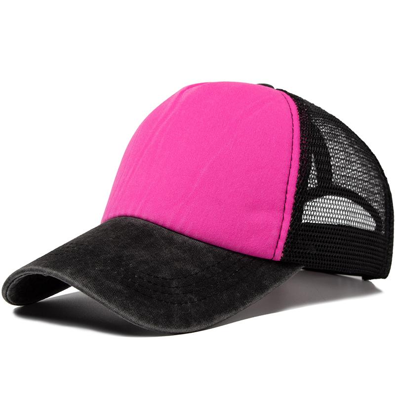 Бейсболка мужская модная кепка дальнобойщика Snapback для женщин летняя хип-хоп винтажная сетчатая кепка с козырьком мужская повседневная уличная