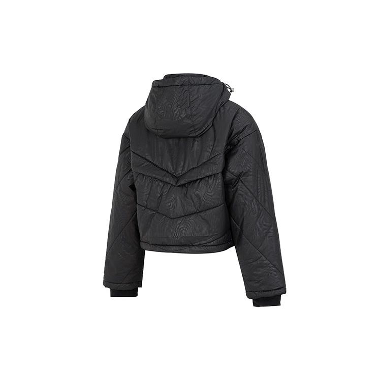 Nike Sports Casual Warm Cotton Jacket Women Jacket Black DQ7150-010