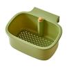 2 in 1 Sink Hanging Strainer Basket Quickly Drain Self-Cleaning Kitchen Garbage Filter Creative Multifunctional