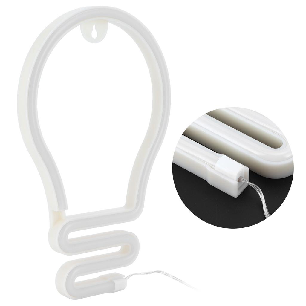 Светодиодная вывеска в форме неоновой лампы для декора стен, вечеринки, Рождества, свадьбы, питание от USB/батареи, розовый