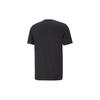 Puma Solid Color Sports Casual Breathable Print Crew Neck Short Sleeve T-Shirt Men Tops Black 845912-01