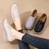 Women's Platform Loafers Moccasins Casual Slip On Minimalist Thick Sole Height Increase Shake Shoes for Mother Plus Size