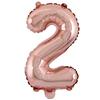 32 Inch Rose Gold Digital Balloon Number Helium Foil Birthday Party Wedding Decoration ADM