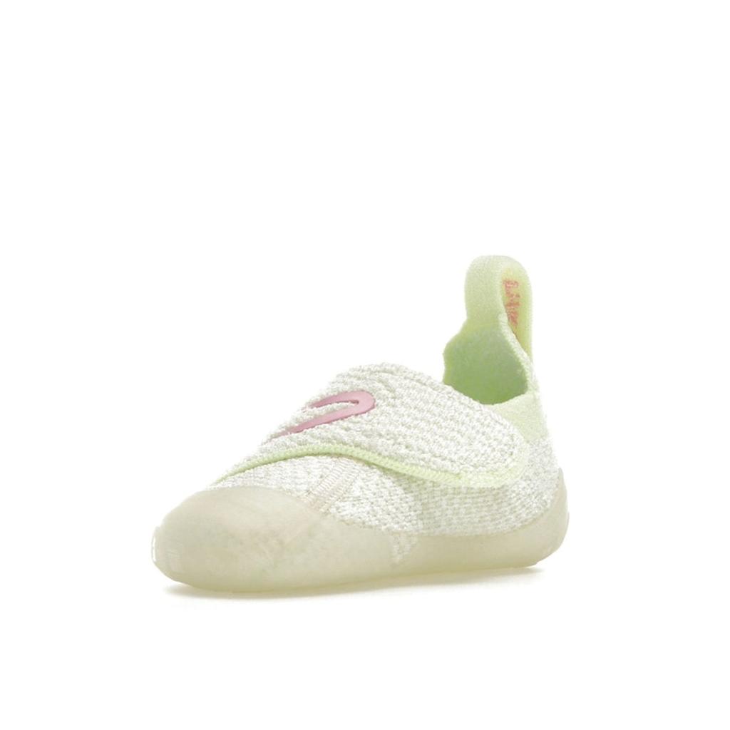 Nike Swoosh 1 TD Coconut Milk Pink Rise Baby Sneakers Cream White Barely-Volt FB3244-101